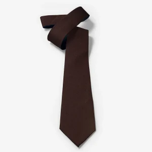 کراوات قهوه ای پوشت دار برند Duk Romano